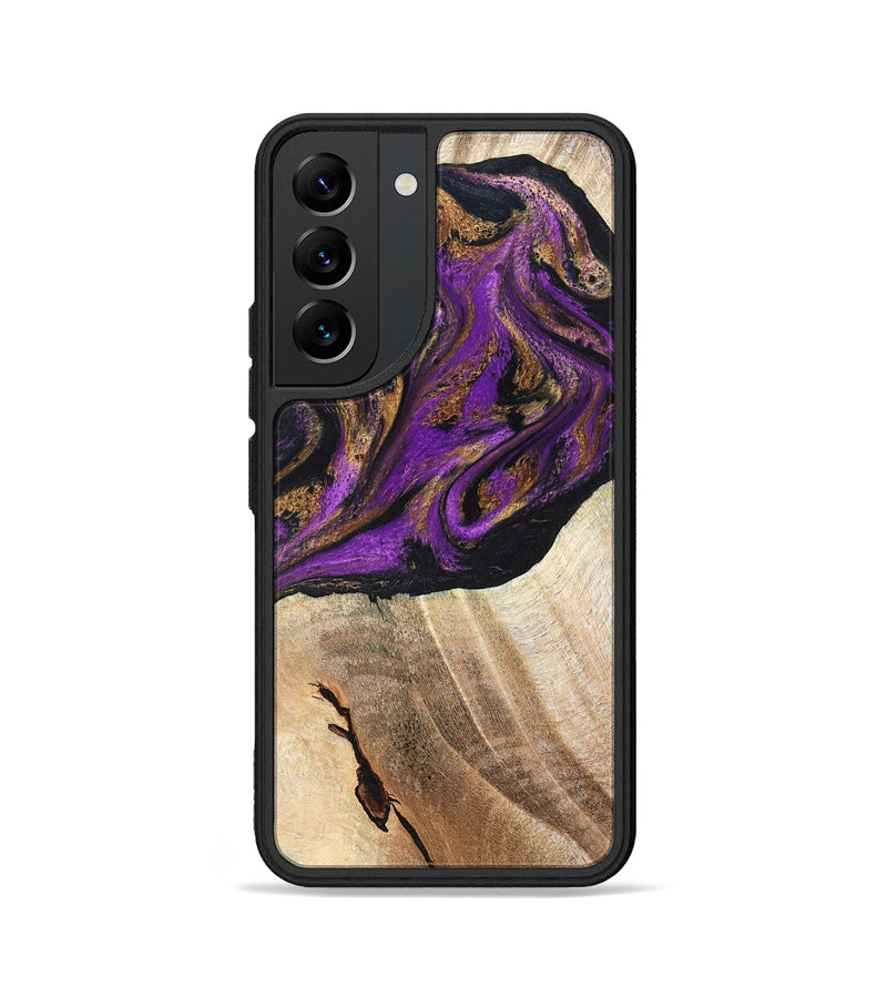 Galaxy S22 Wood Phone Case - Onie (Purple, 819897)