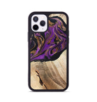 iPhone 11 Pro Wood Phone Case - Onie (Purple, 819897)