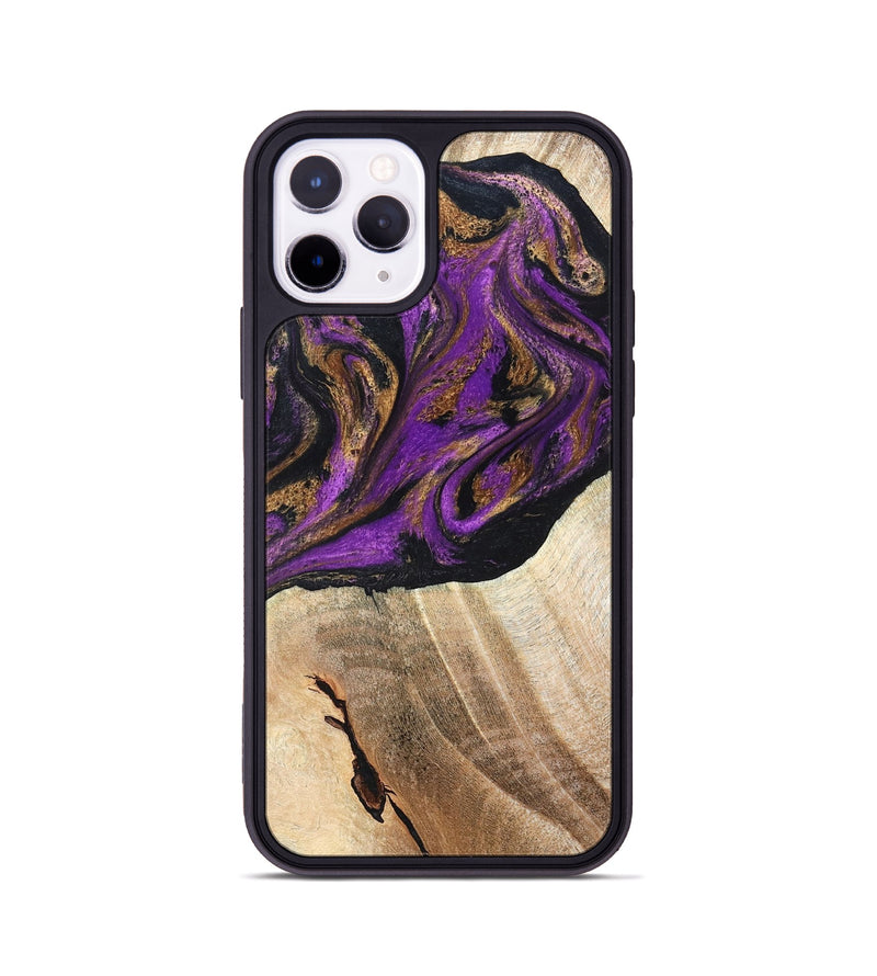 iPhone 11 Pro Wood Phone Case - Onie (Purple, 819897)