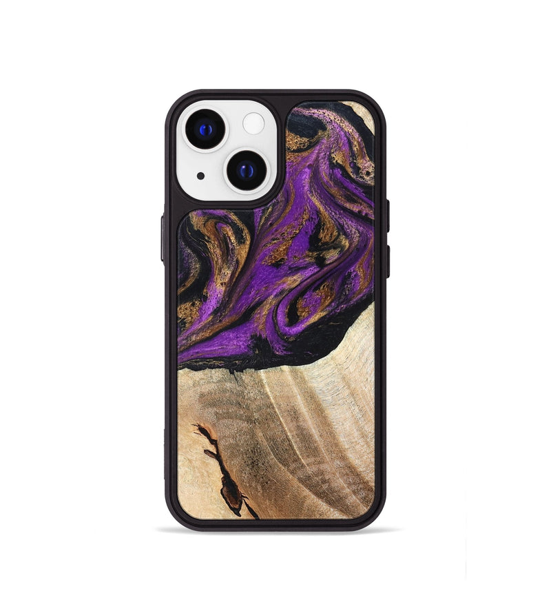 iPhone 13 mini Wood Phone Case - Onie (Purple, 819897)