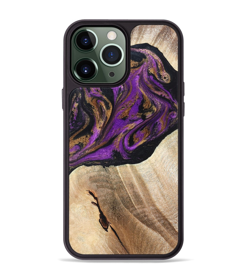 iPhone 13 Pro Max Wood Phone Case - Onie (Purple, 819897)