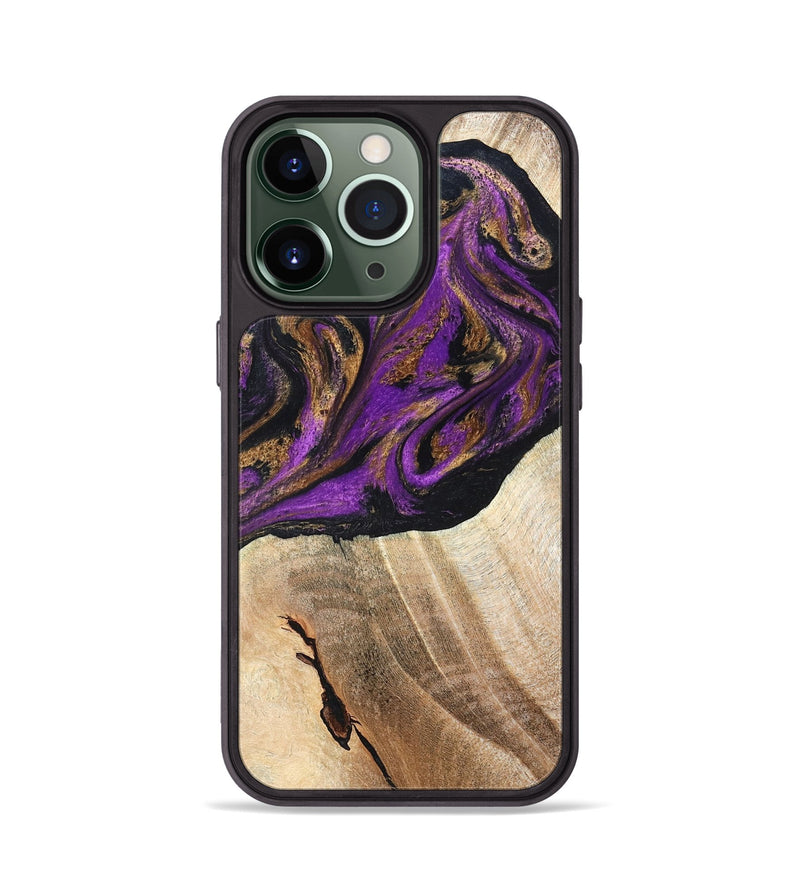 iPhone 13 Pro Wood Phone Case - Onie (Purple, 819897)