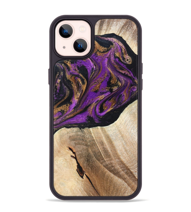 iPhone 14 Plus Wood Phone Case - Onie (Purple, 819897)