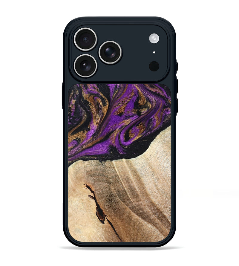 iPhone 17 Pro Max Wood Phone Case - Onie (Purple, 819897)