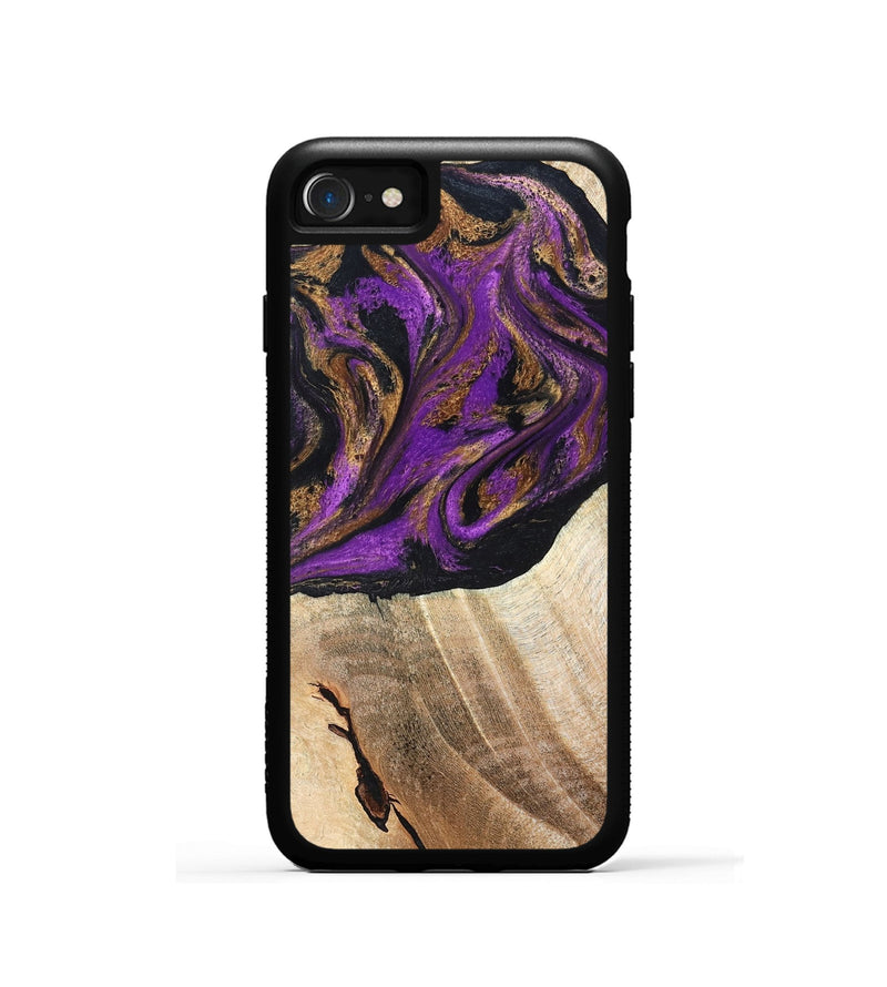 iPhone SE Wood Phone Case - Onie (Purple, 819897)
