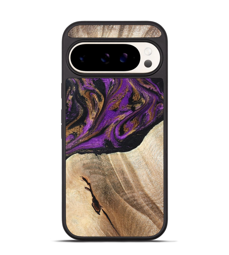 Pixel 9 Wood Phone Case - Onie (Purple, 819897)