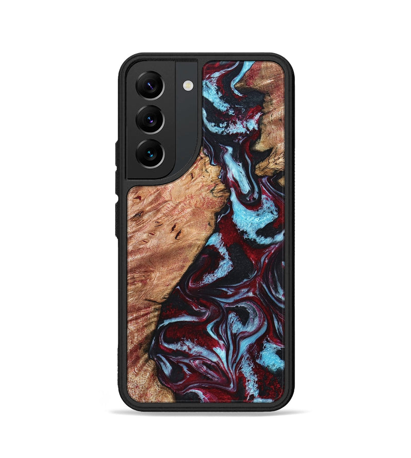Galaxy S22 Wood Phone Case - Marco (Red, 819898)