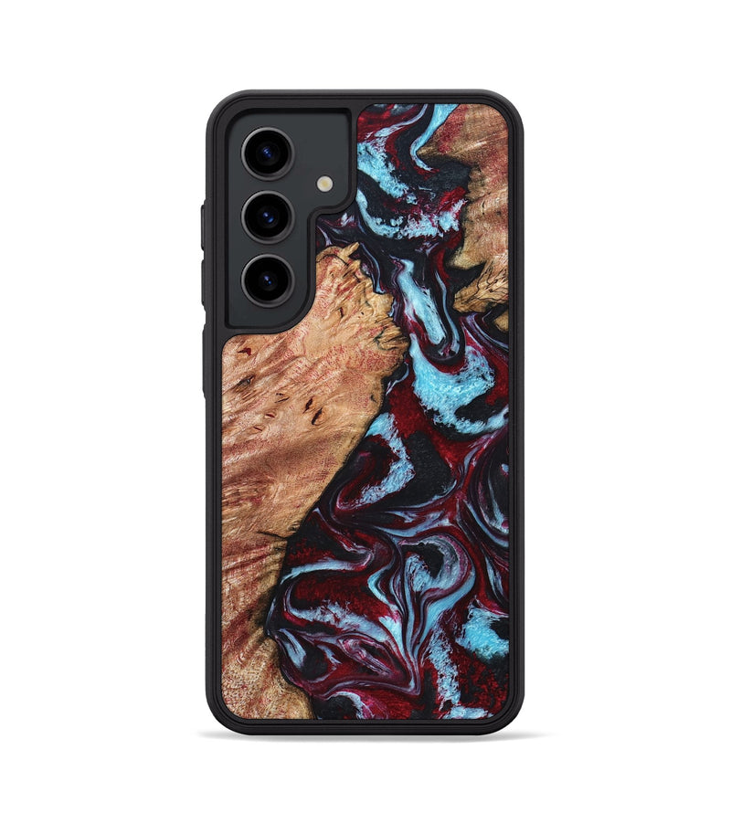 Galaxy S24 Wood Phone Case - Marco (Red, 819898)