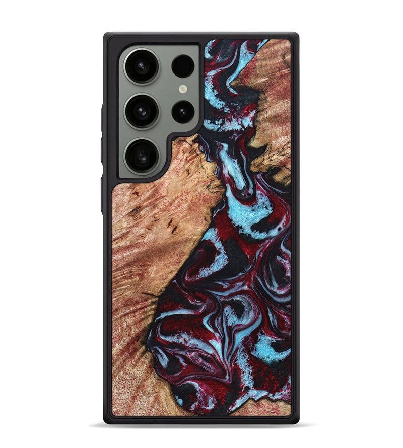 Galaxy S24 Ultra Wood Phone Case - Marco (Red, 819898)