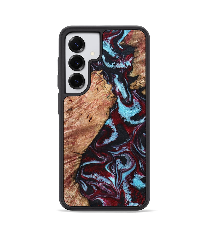 Galaxy S25 Wood Phone Case - Marco (Red, 819898)