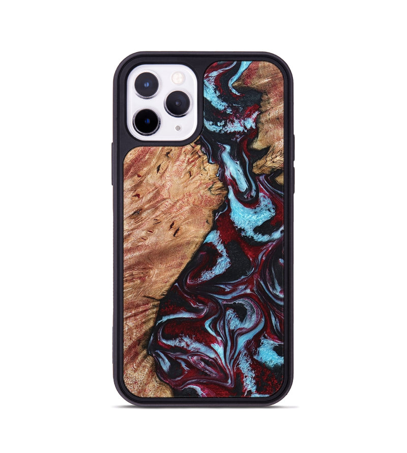 iPhone 11 Pro Wood Phone Case - Marco (Red, 819898)