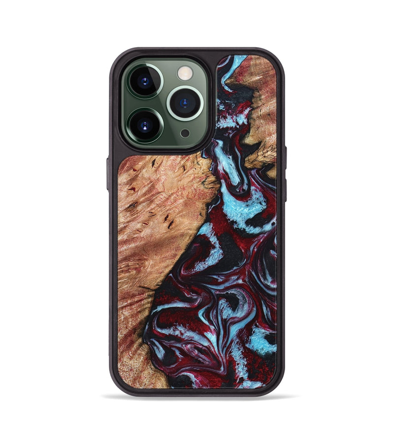 iPhone 13 Pro Wood Phone Case - Marco (Red, 819898)
