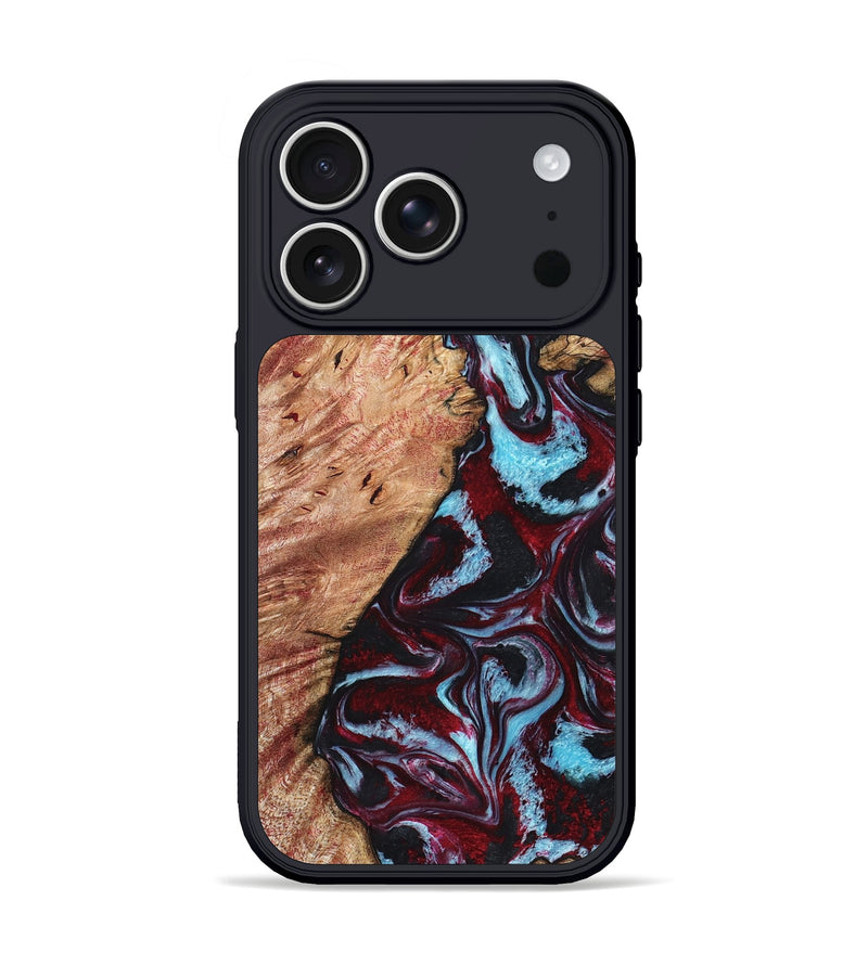 iPhone 17 Pro Wood Phone Case - Marco (Red, 819898)