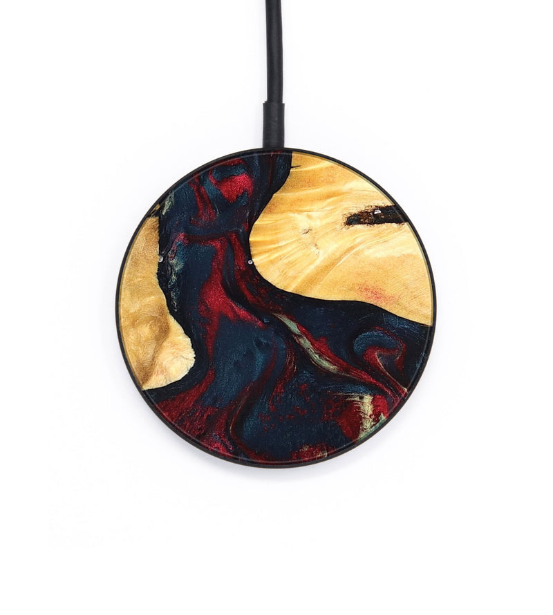 Circle Wood Wireless Charger - Hiram (Red, 819899)