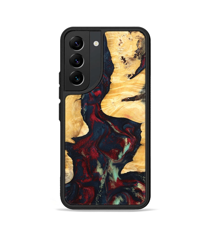 Galaxy S22 Wood Phone Case - Hiram (Red, 819899)