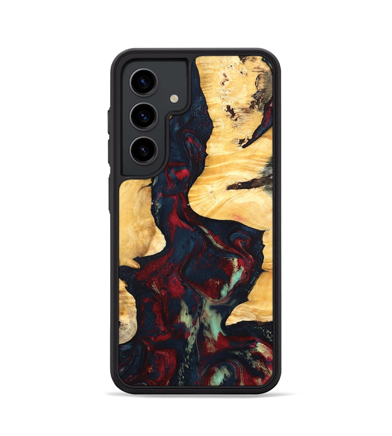 Galaxy S24 Wood Phone Case - Hiram (Red, 819899)
