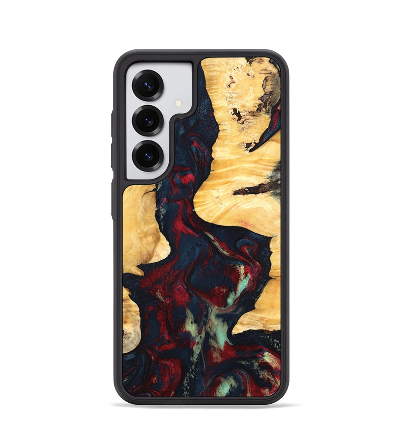 Galaxy S25 Wood Phone Case - Hiram (Red, 819899)