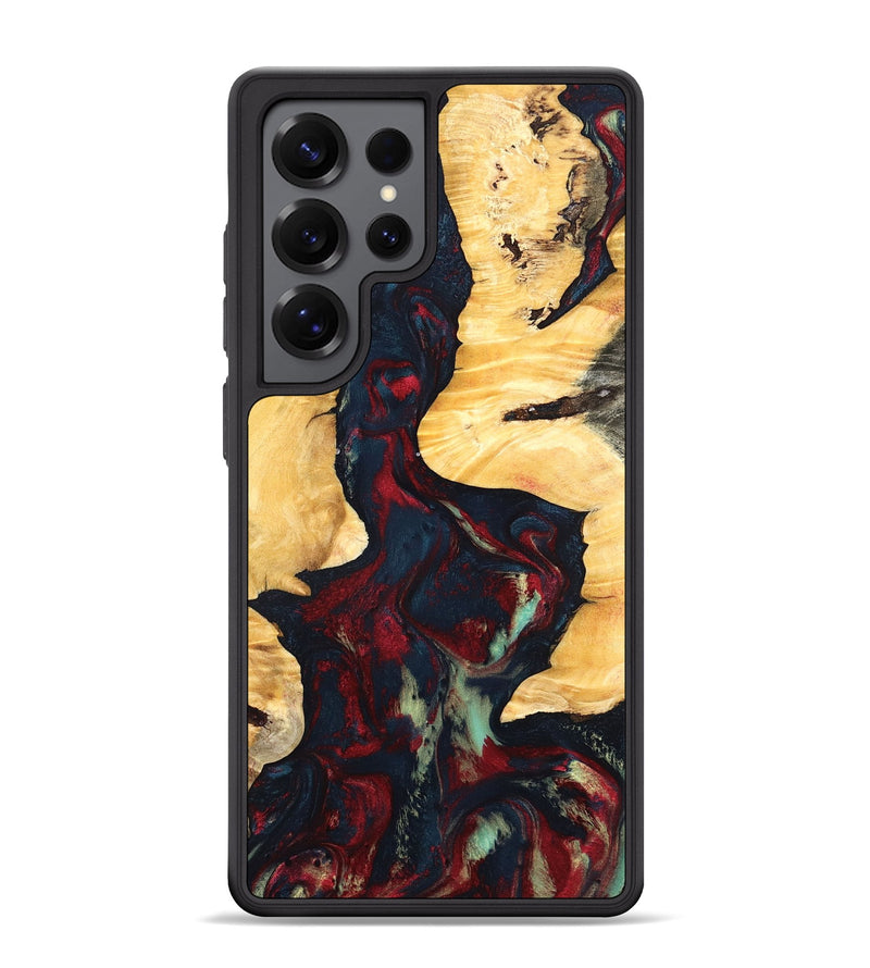 Galaxy S25 Ultra Wood Phone Case - Hiram (Red, 819899)