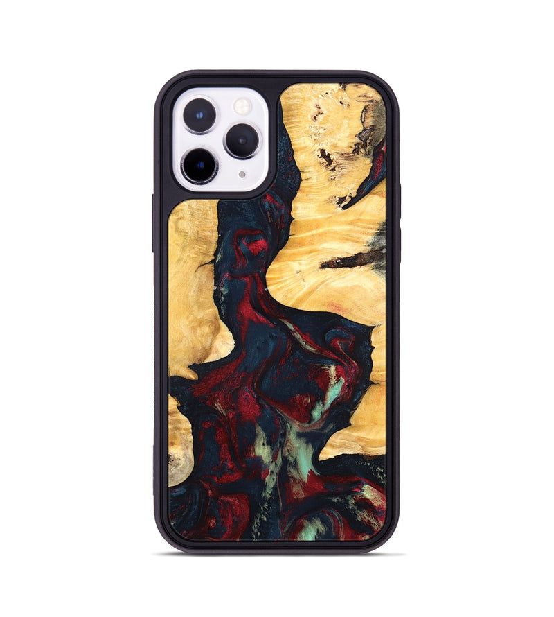 iPhone 11 Pro Wood Phone Case - Hiram (Red, 819899)