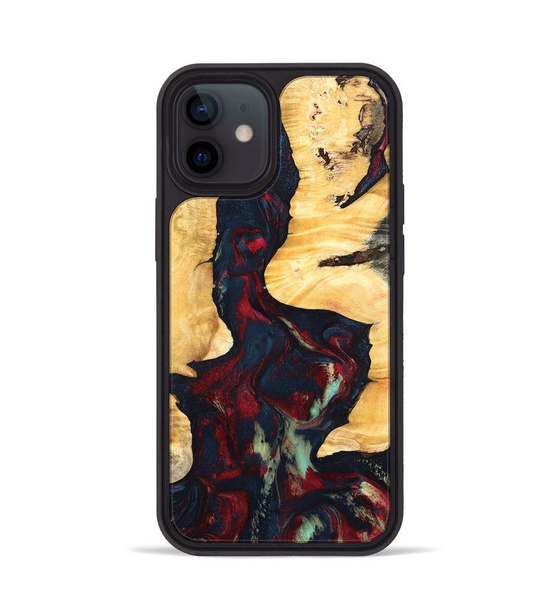 iPhone 12 Wood Phone Case - Hiram (Red, 819899)