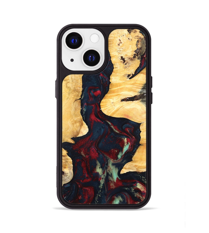 iPhone 13 Wood Phone Case - Hiram (Red, 819899)