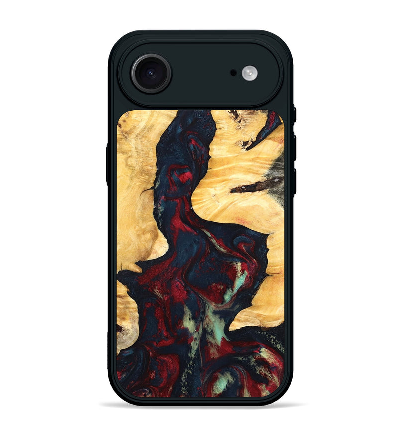 iPhone 17 Air Wood Phone Case - Hiram (Red, 819899)