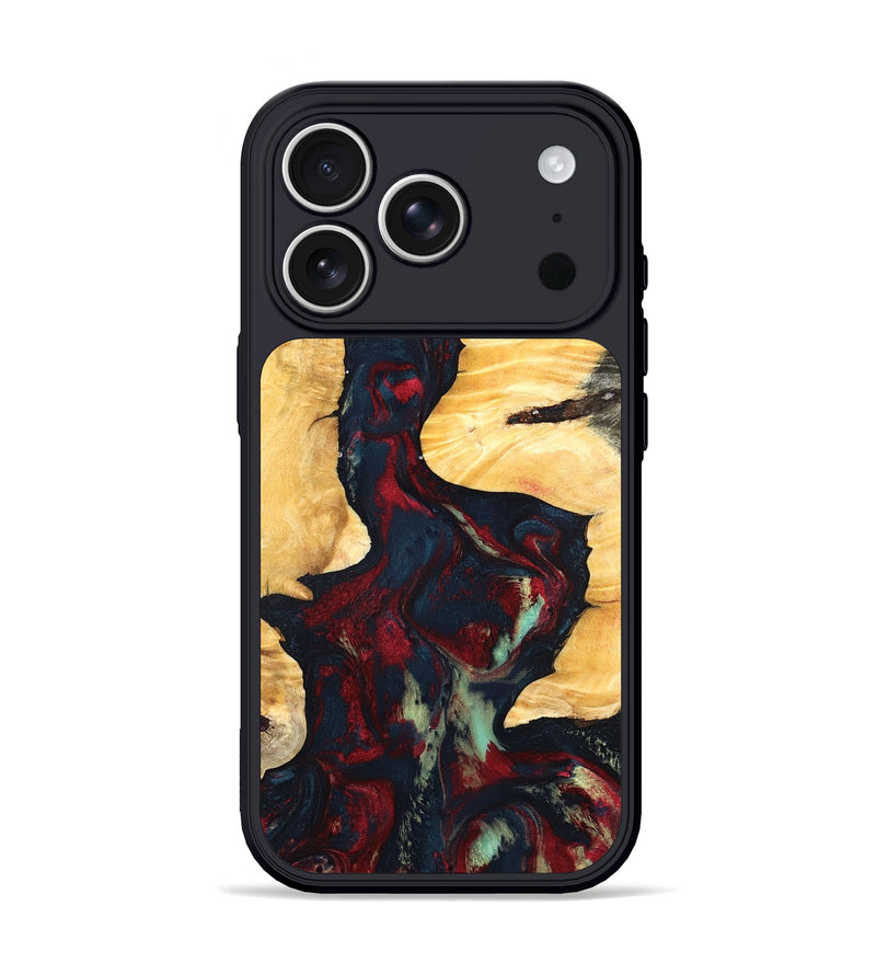 iPhone 17 Pro Wood Phone Case - Hiram (Red, 819899)