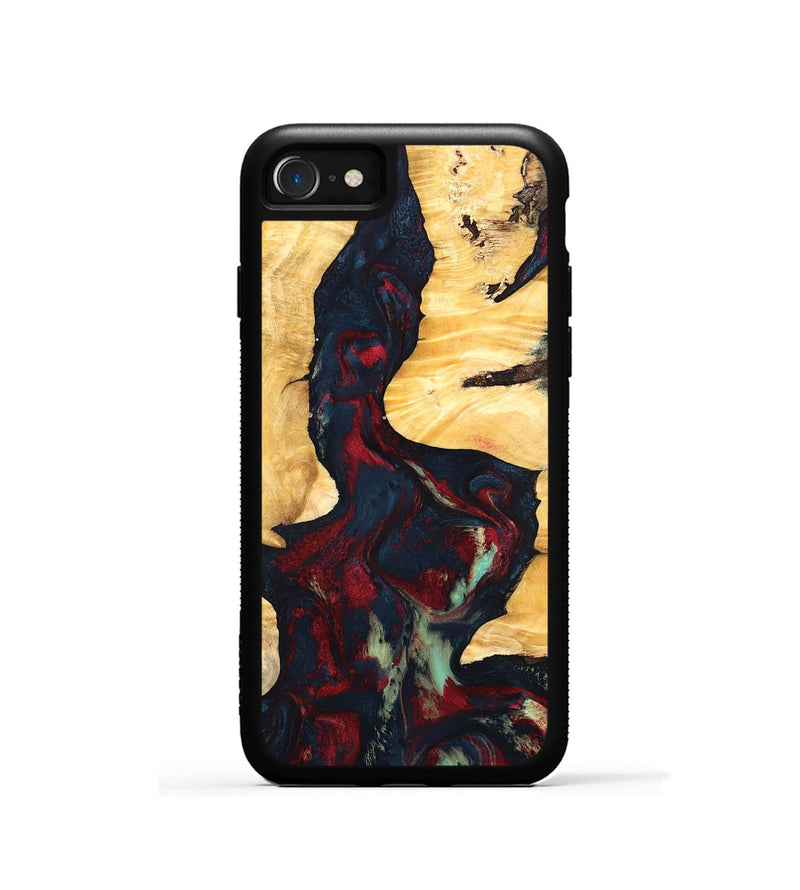 iPhone SE Wood Phone Case - Hiram (Red, 819899)