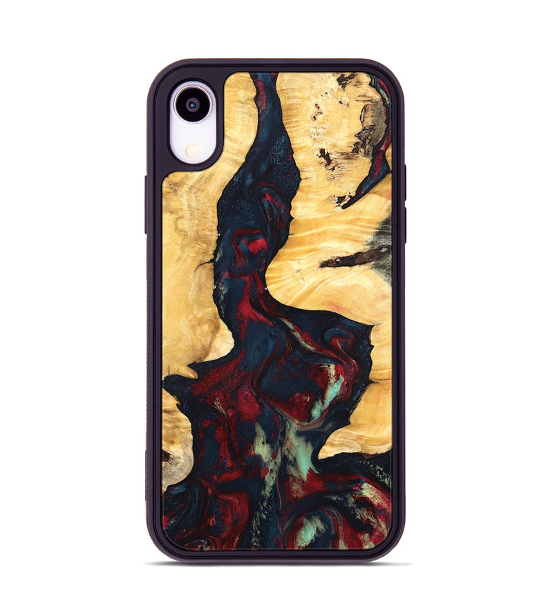 iPhone Xr Wood Phone Case - Hiram (Red, 819899)