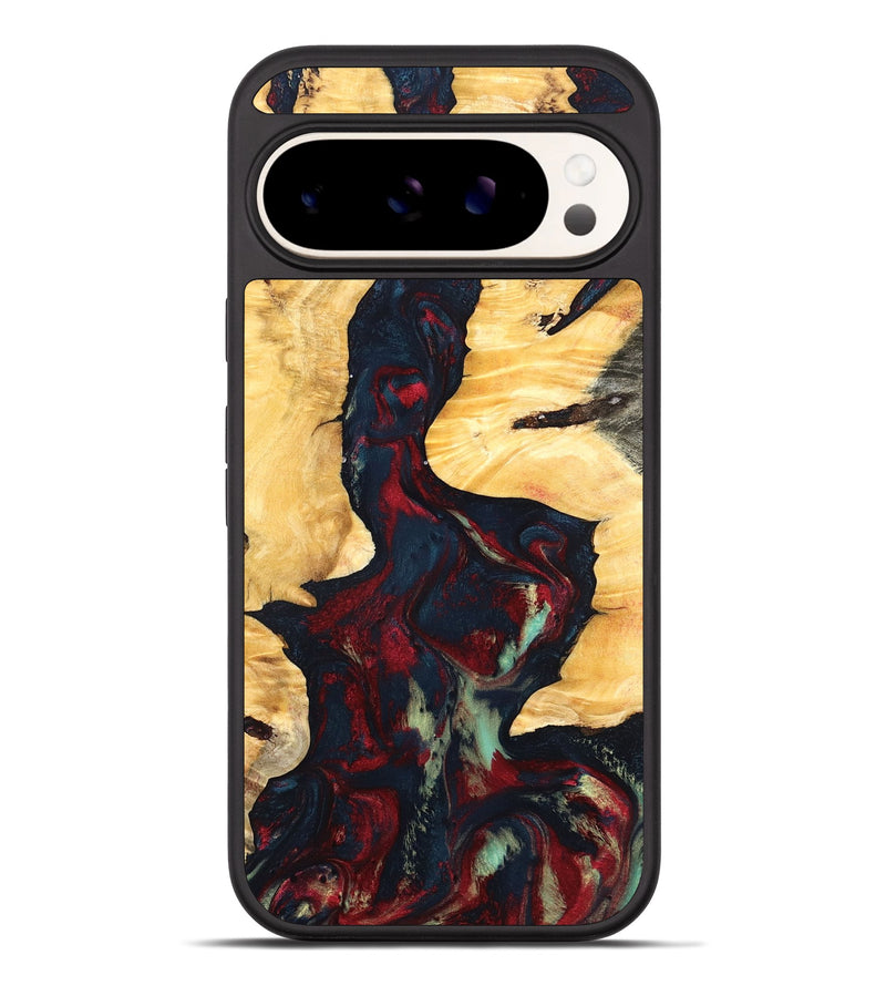 Pixel 10 Pro XL Wood Phone Case - Hiram (Red, 819899)