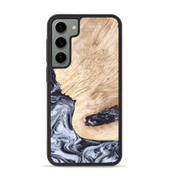 Galaxy S23 Plus Wood Phone Case - Elton (Black & White, 819903)