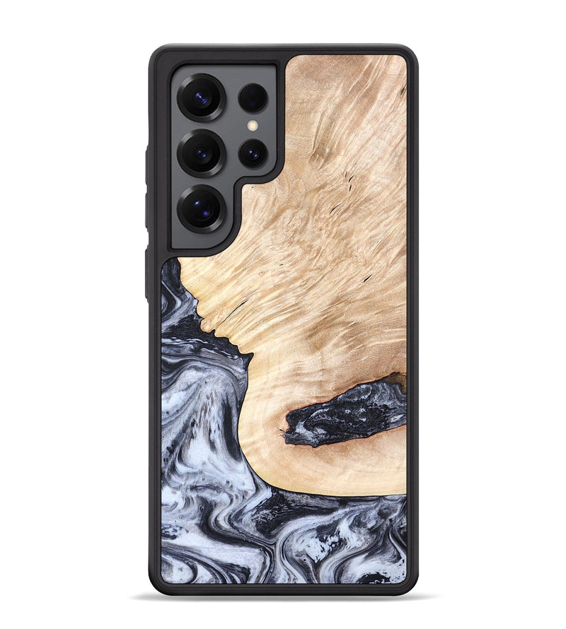 Galaxy S25 Ultra Wood Phone Case - Elton (Black & White, 819903)