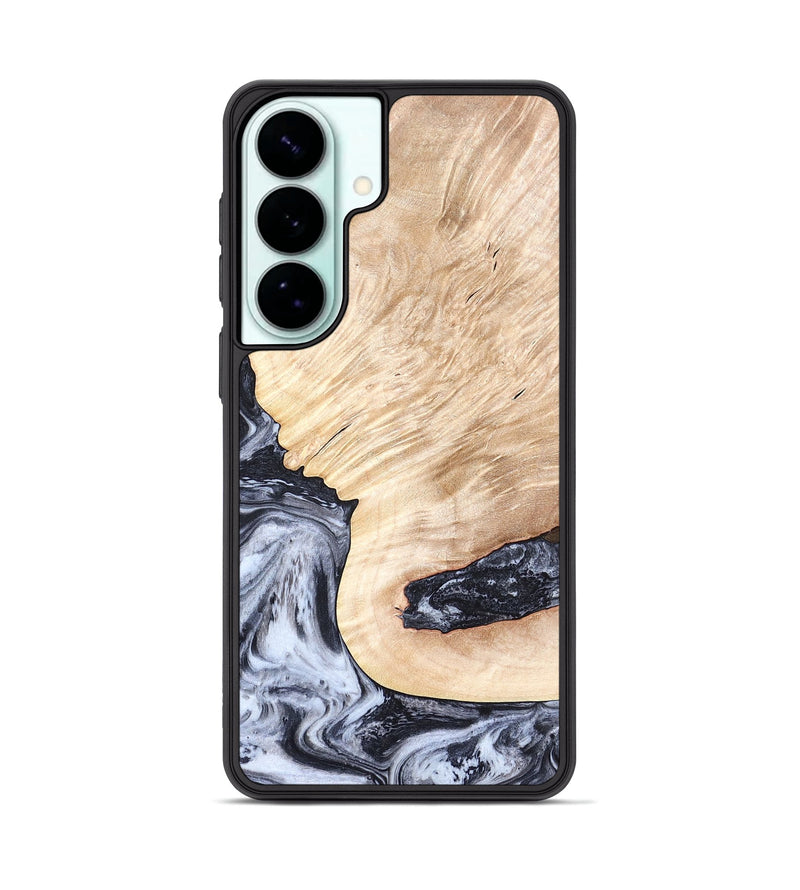 Galaxy S26 Plus Wood Phone Case - Elton (Black & White, 819903)