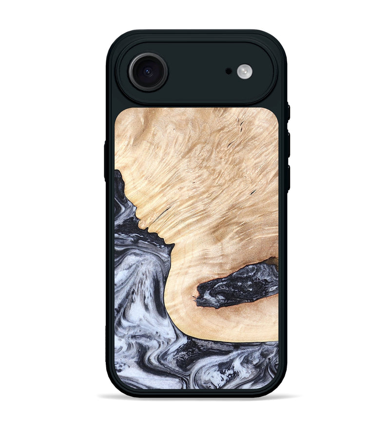 iPhone 17 Air Wood Phone Case - Elton (Black & White, 819903)
