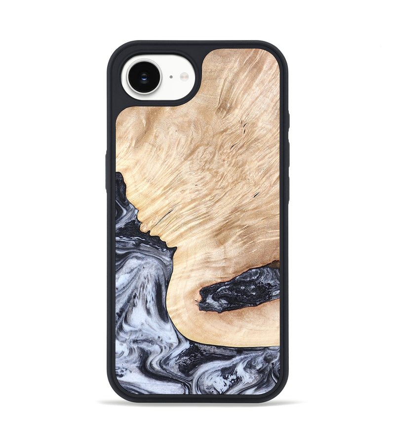 iPhone 17e Wood Phone Case - Elton (Black & White, 819903)