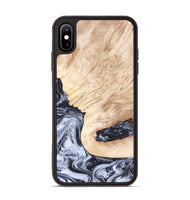 iPhone Xs Max Wood Phone Case - Elton (Black & White, 819903)