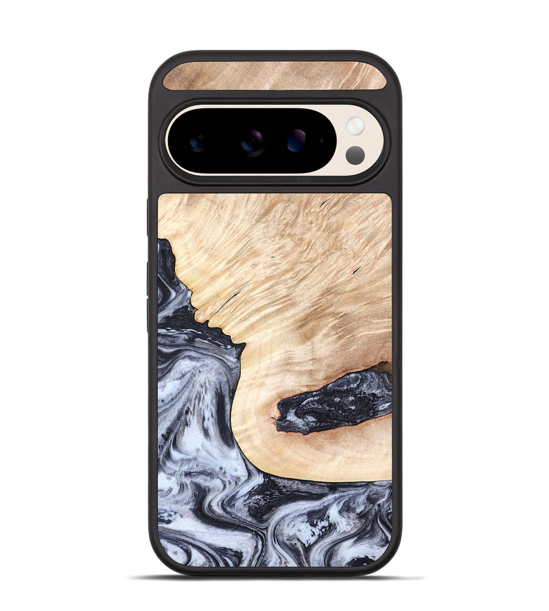 Pixel 10 Wood Phone Case - Elton (Black & White, 819903)