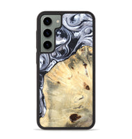 Galaxy S23 Plus Wood Phone Case - Amirah (Black & White, 819906)