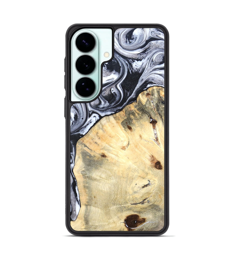 Galaxy S26 Plus Wood Phone Case - Amirah (Black & White, 819906)