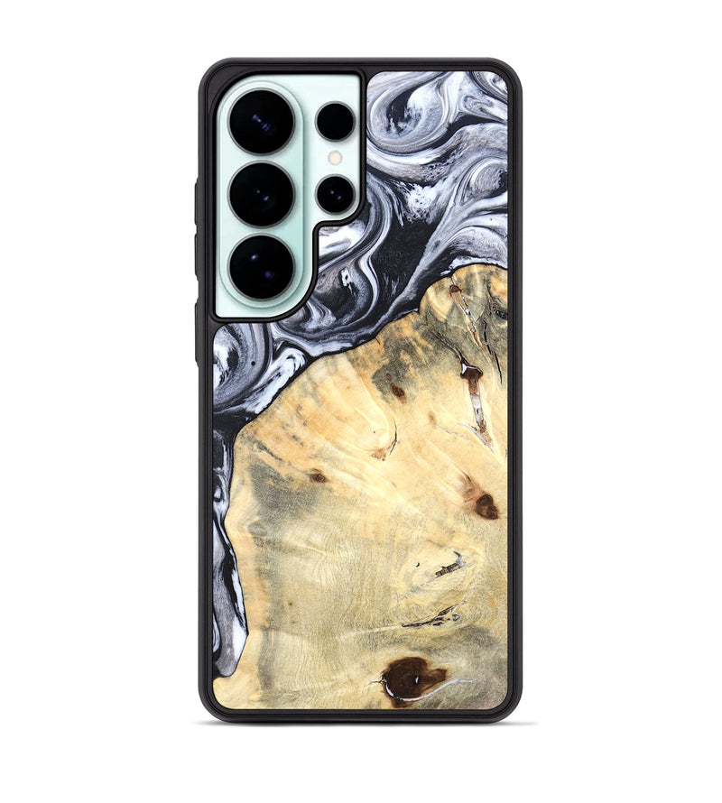 Galaxy S26 Ultra Wood Phone Case - Amirah (Black & White, 819906)