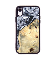 iPhone Xr Wood Phone Case - Amirah (Black & White, 819906)