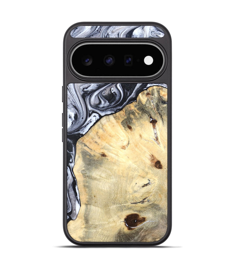 Pixel 11 Wood Phone Case - Amirah (Black & White, 819906)