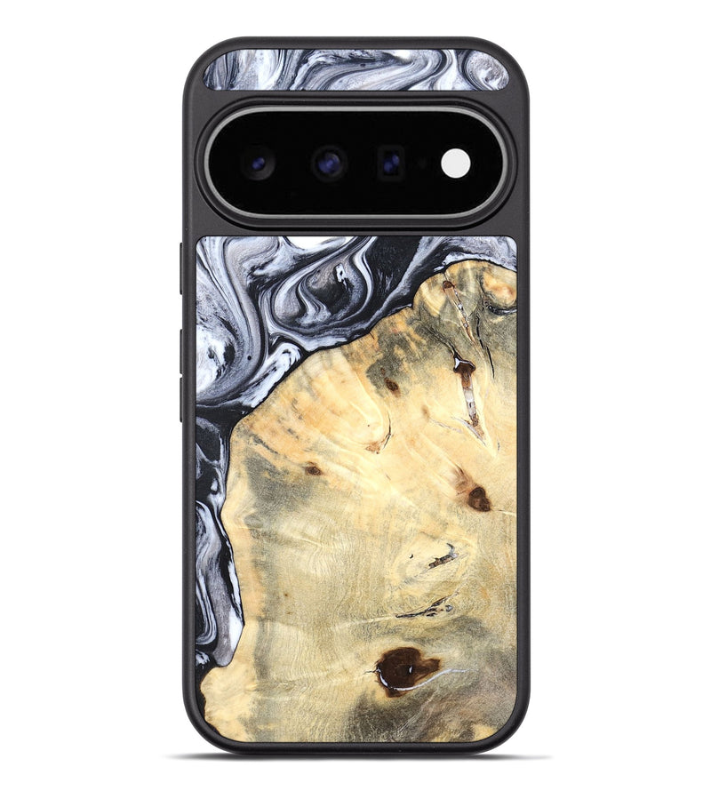 Pixel 11 Pro XL Wood Phone Case - Amirah (Black & White, 819906)