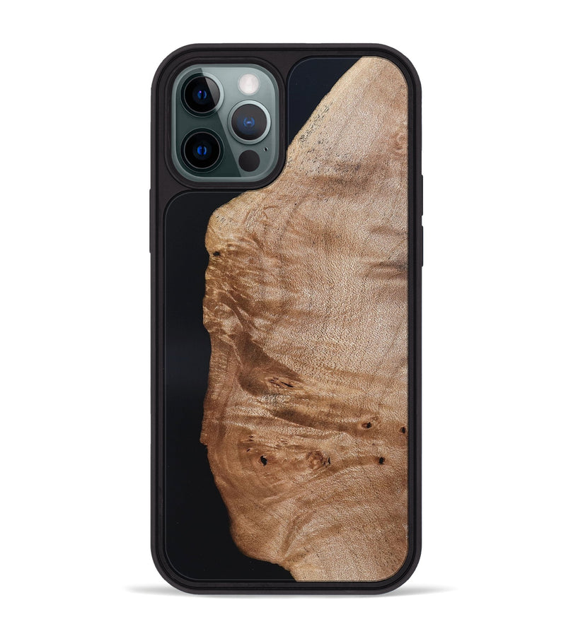 iPhone 12 Pro Max Wood Phone Case - Davin (Wood Burl, 819909)