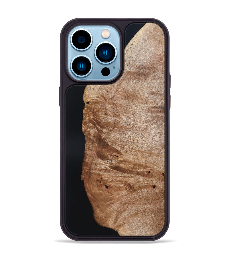 iPhone 14 Pro Max Wood Phone Case - Davin (Wood Burl, 819909)