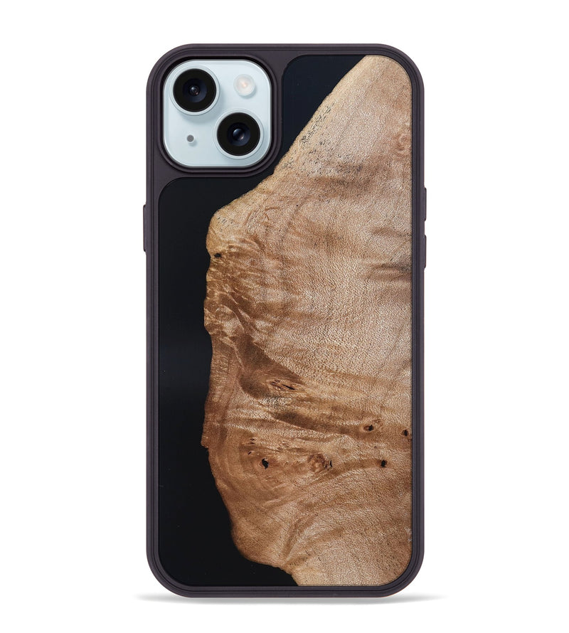 iPhone 15 Plus Wood Phone Case - Davin (Wood Burl, 819909)