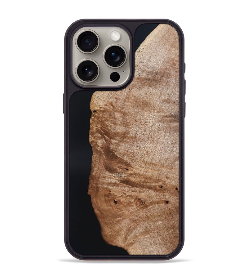 iPhone 15 Pro Max Wood Phone Case - Davin (Wood Burl, 819909)