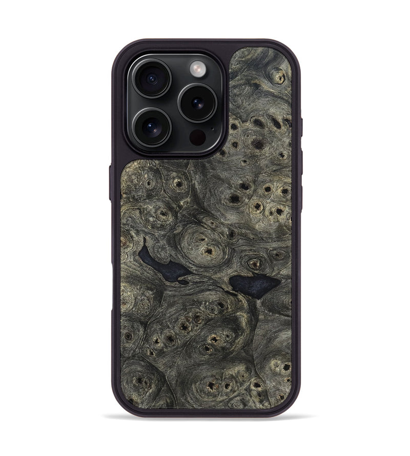 iPhone 16 Pro Wood Phone Case - Kamron (Wood Burl, 819911)