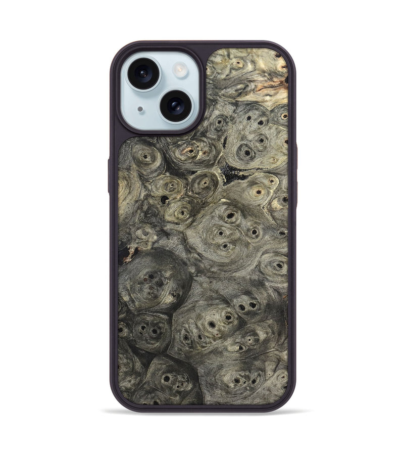 iPhone 15 Wood Phone Case - Reece (Wood Burl, 819915)