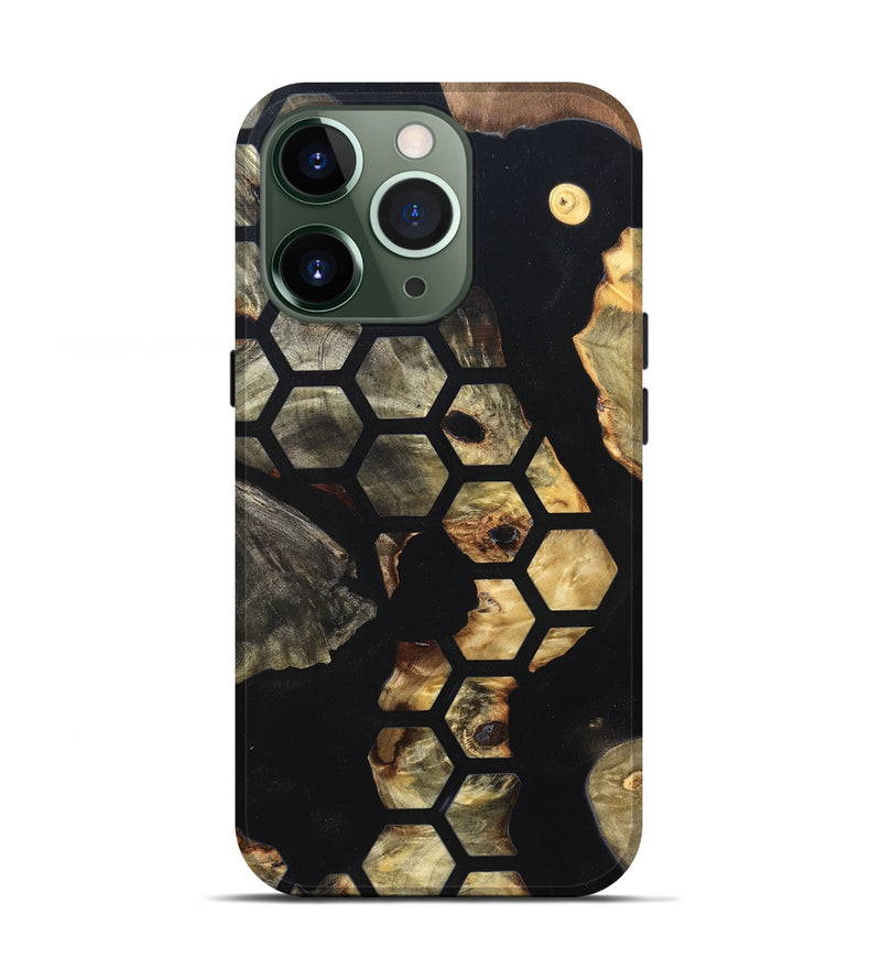 iPhone 13 Pro Wood Live Edge Phone Case - Zaire (Pattern, 819918)